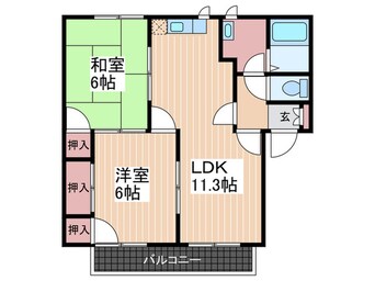 間取図 プレジオ泉田