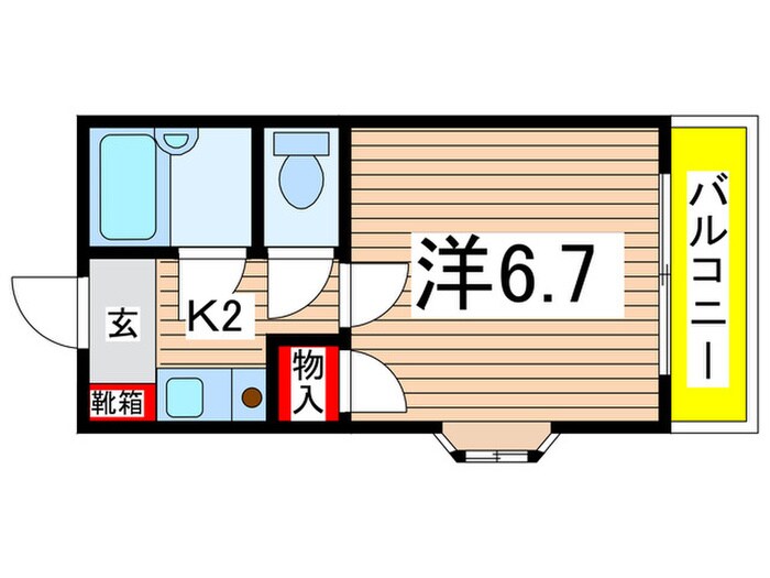 間取り図 コーポ溝手