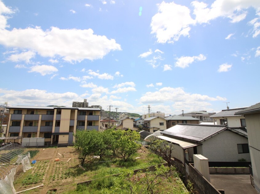 室内からの展望 溝手マンション