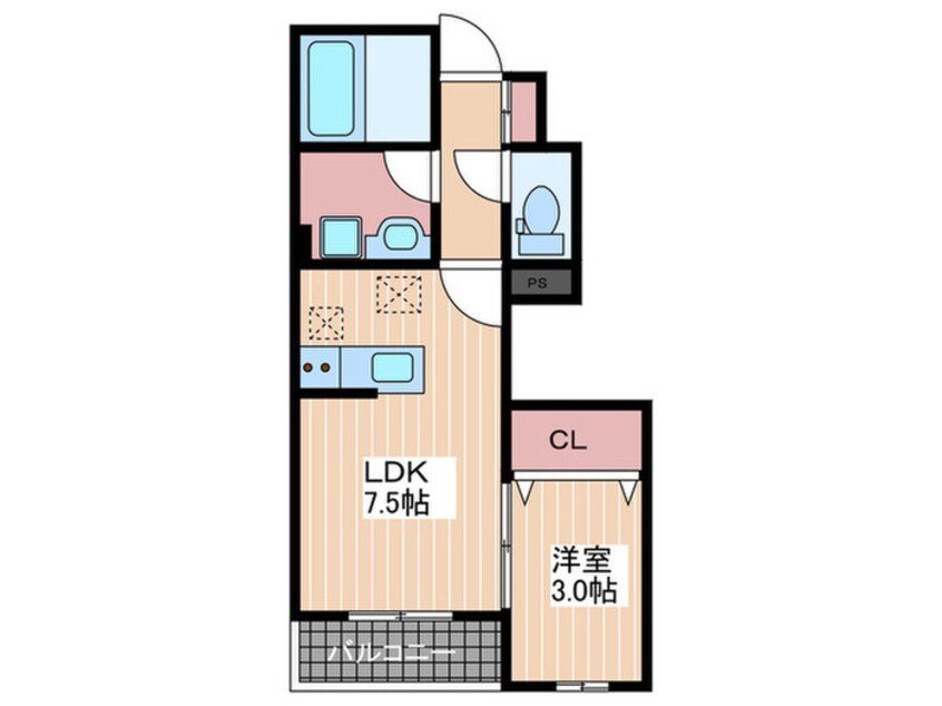 間取図 ポポラーレ中本