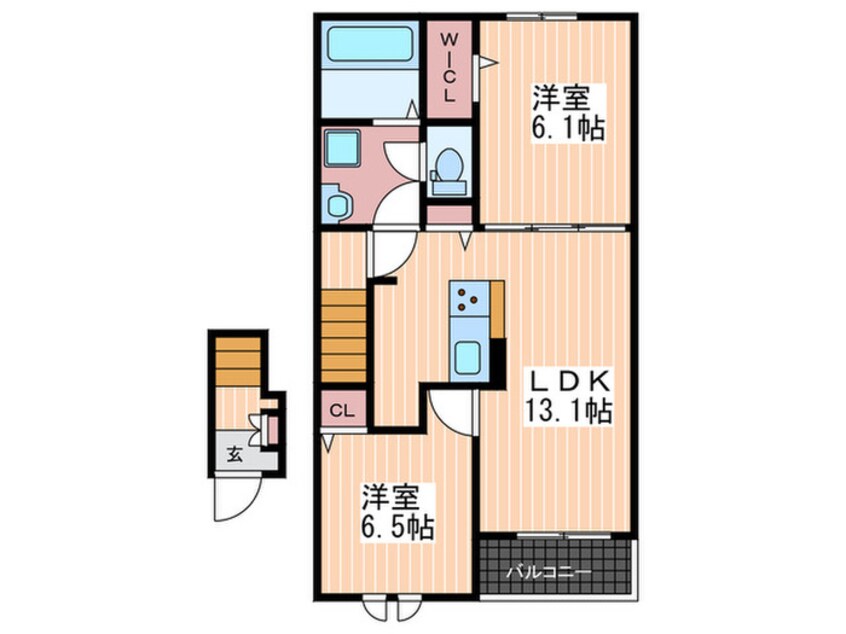 間取図 トランクワルA