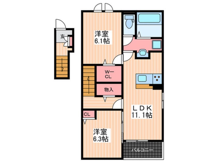 間取図 トランクワルB