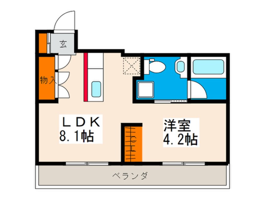 間取図 ヒルヴィスタ三滝