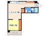 ヒルヴィスタ三滝 1LDKの間取り