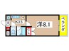 心は－とひるず 1Kの間取り