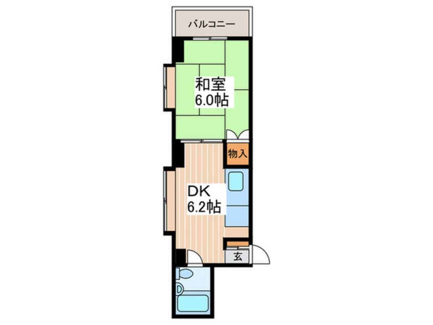 間取図 河面ビル