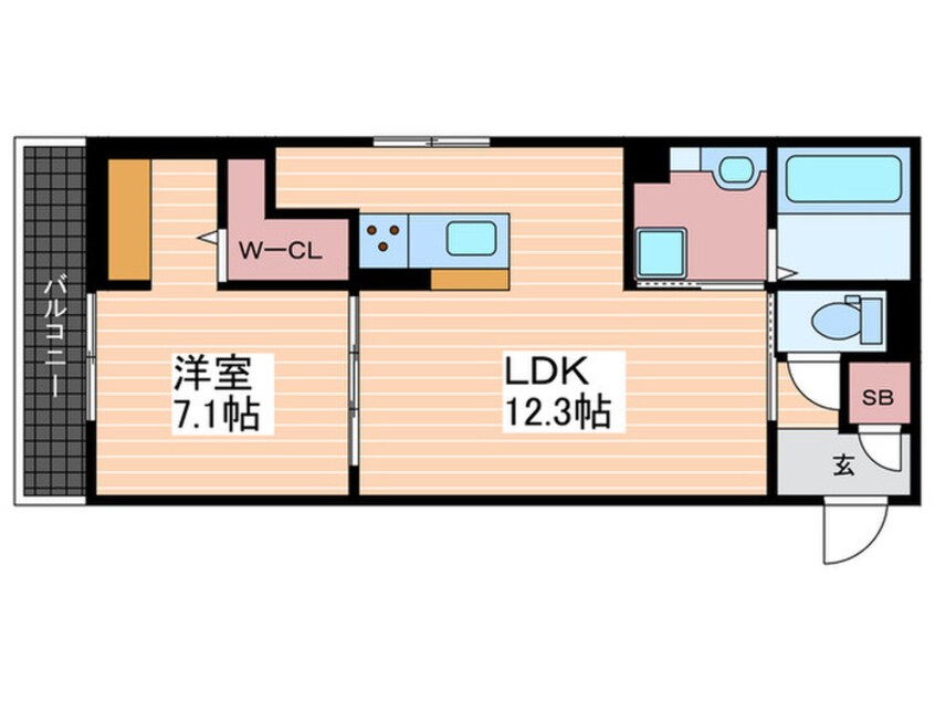 間取図 一番館