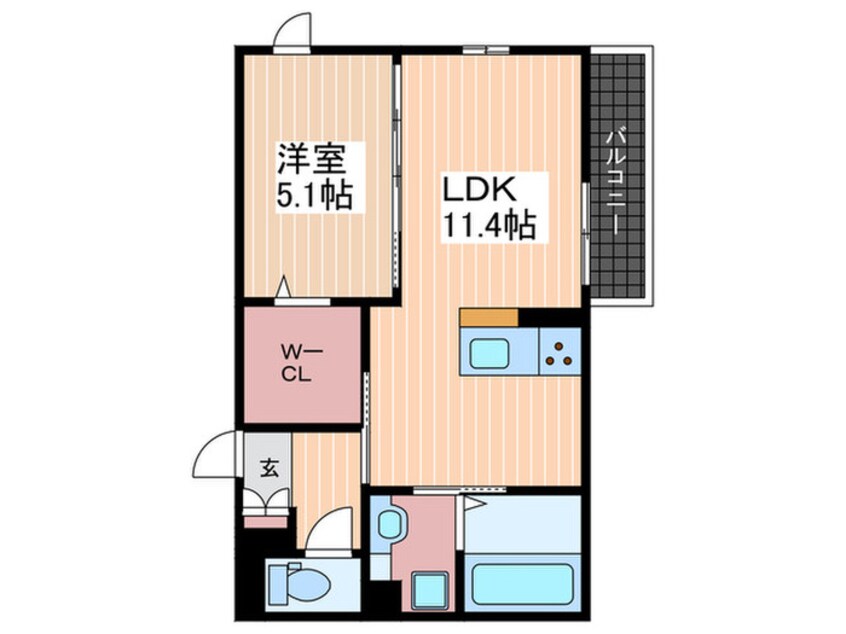 間取図 ドゥズィエム串戸