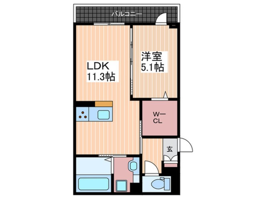 間取図 ドゥズィエム串戸