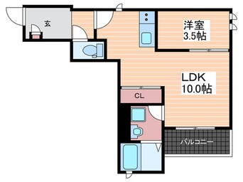 間取図 Pension　July廿日市駅前