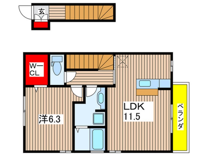 間取図 ディアコート藤本
