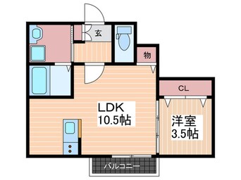 間取図 サニーガーデン廿日市