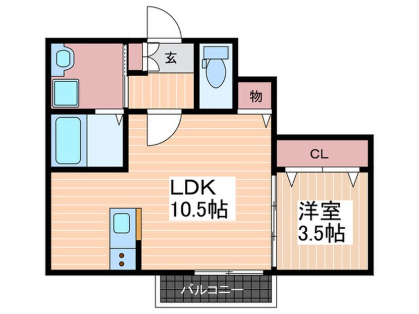 間取図 サニーガーデン廿日市