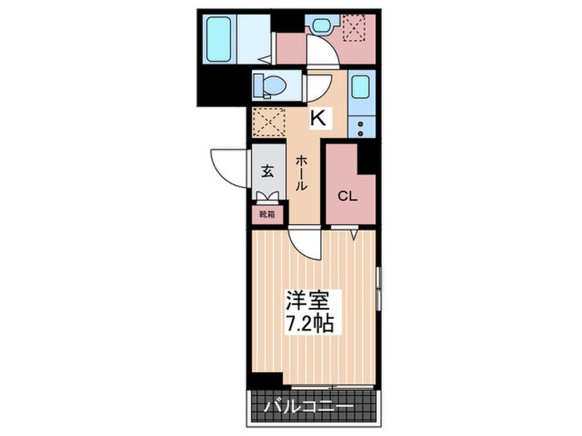 間取図 ルミナスカニヤ