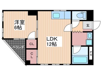 間取図 福地産業十日市ビル