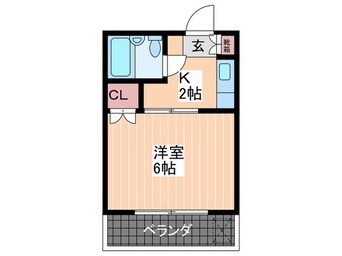 間取図 ヴィラ海田