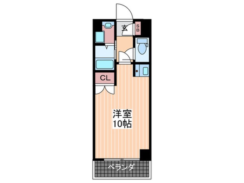 間取図 福地産業西十日市ビル