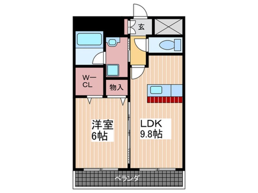 間取図 エミネンス西原壱番館