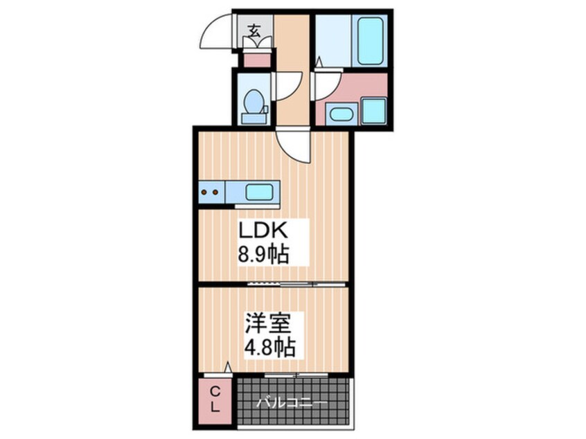 間取図 リタリッチ壱番館