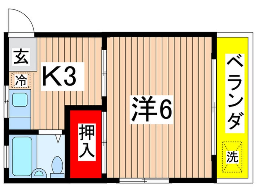 間取図 藤田荘