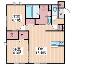 間取図 リコグラン井口