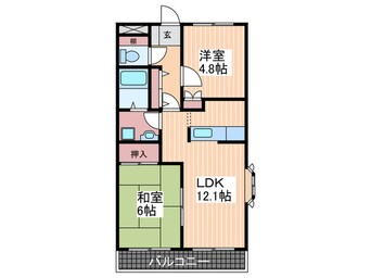 間取図 フォレストハイムＤ　Ⅱ番館