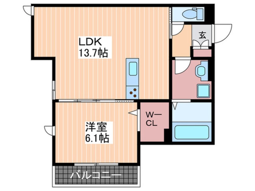 間取図 D-room中野