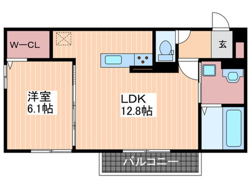 間取図 D-room中野