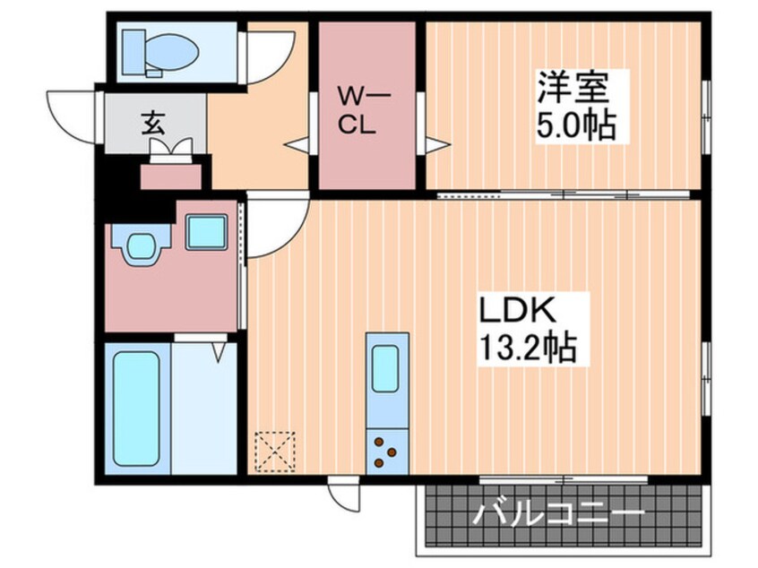 間取図 D-room中野