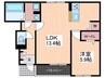 ニューライズ宮島口 1LDKの間取り