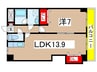 Ｕ-ＦＬＡＴＳ 1LDKの間取り