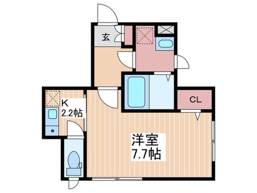 間取図 フィカーサ五日市