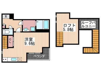 間取図 Maisonetic平和記念公園