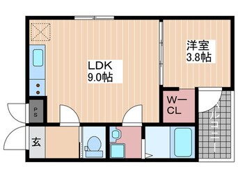 間取図 MOVE長束