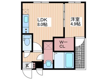 間取図 MOVE長束