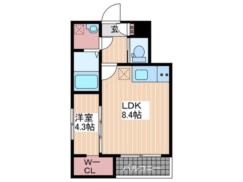 間取図 MOVE長束