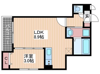 間取図 MOVE長束