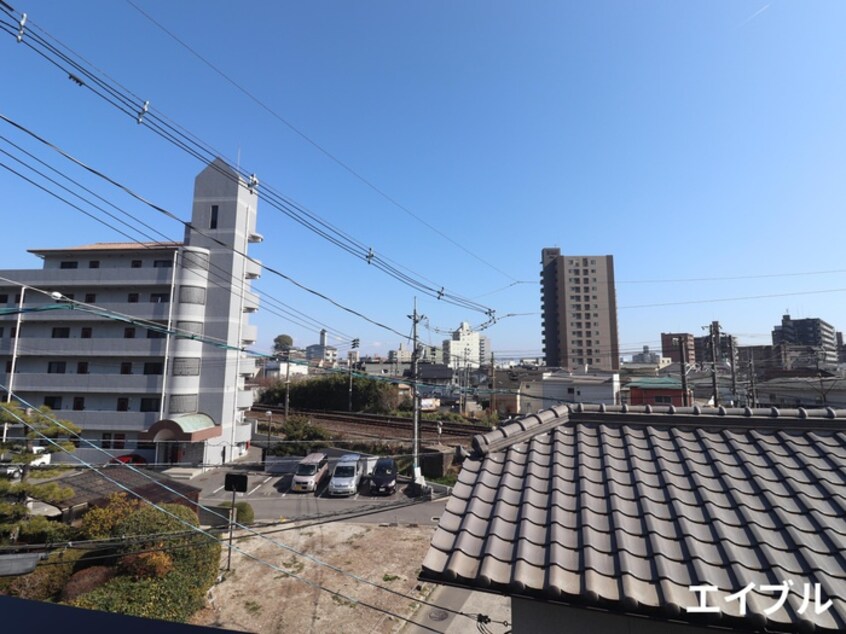 室内からの展望 Crecia廿日市駅西