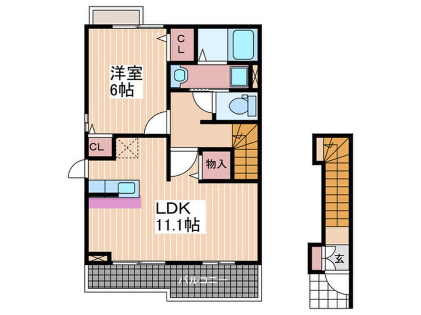 間取図 ノーブル川内Ⅲ番館