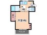 信本ビル 1Kの間取り