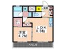 ベルハウス 1LDKの間取り