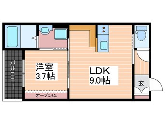 間取図 エクシア廿日市