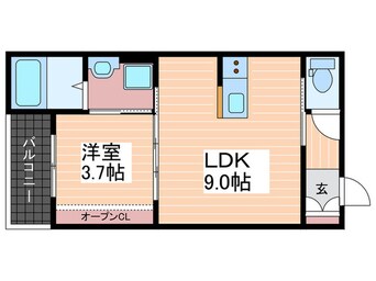 間取図 エクシア廿日市