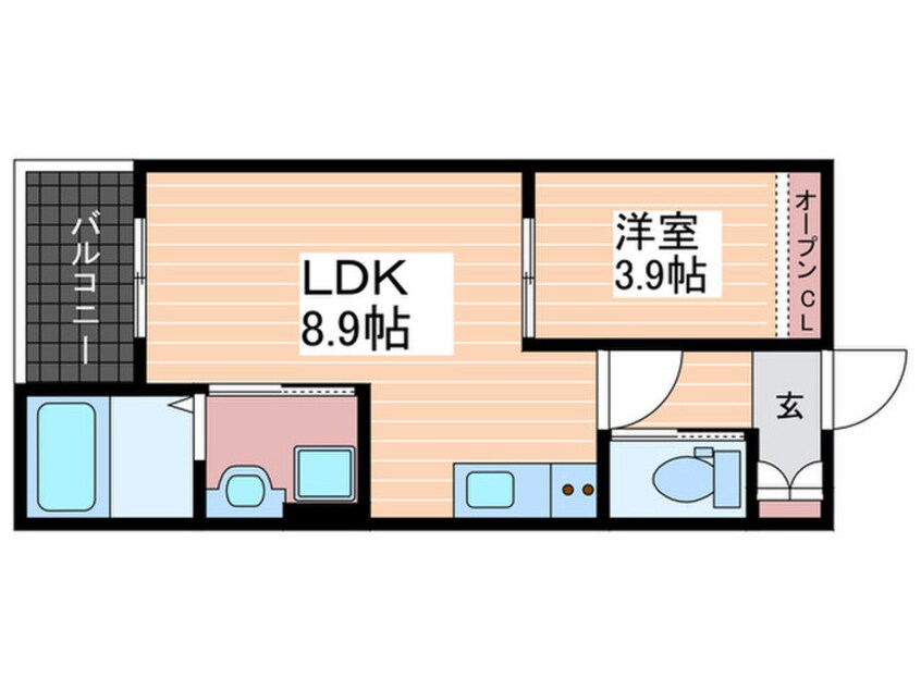 間取図 エクシア廿日市