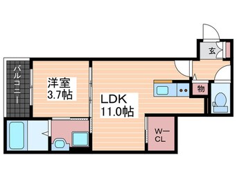 間取図 エクシア廿日市