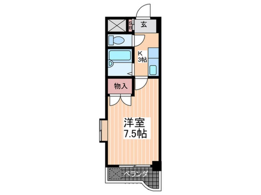 間取図 セレッソ竹原