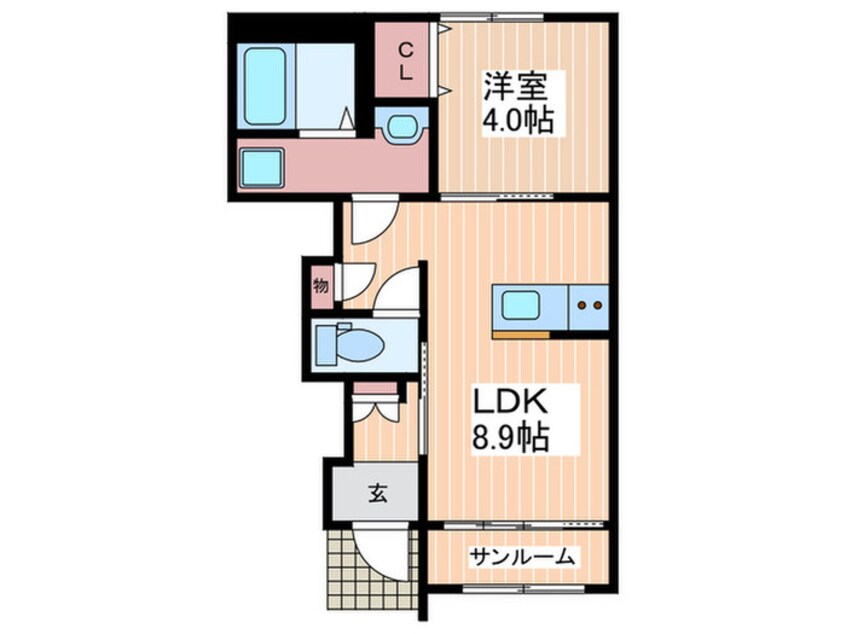 間取図 レジデンス廿日市