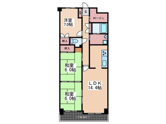 間取図 ホウライツルビル