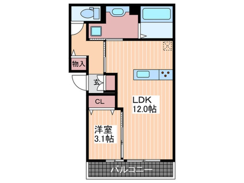 間取図 D-room南小路