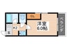 プリマベール矢野 1Kの間取り